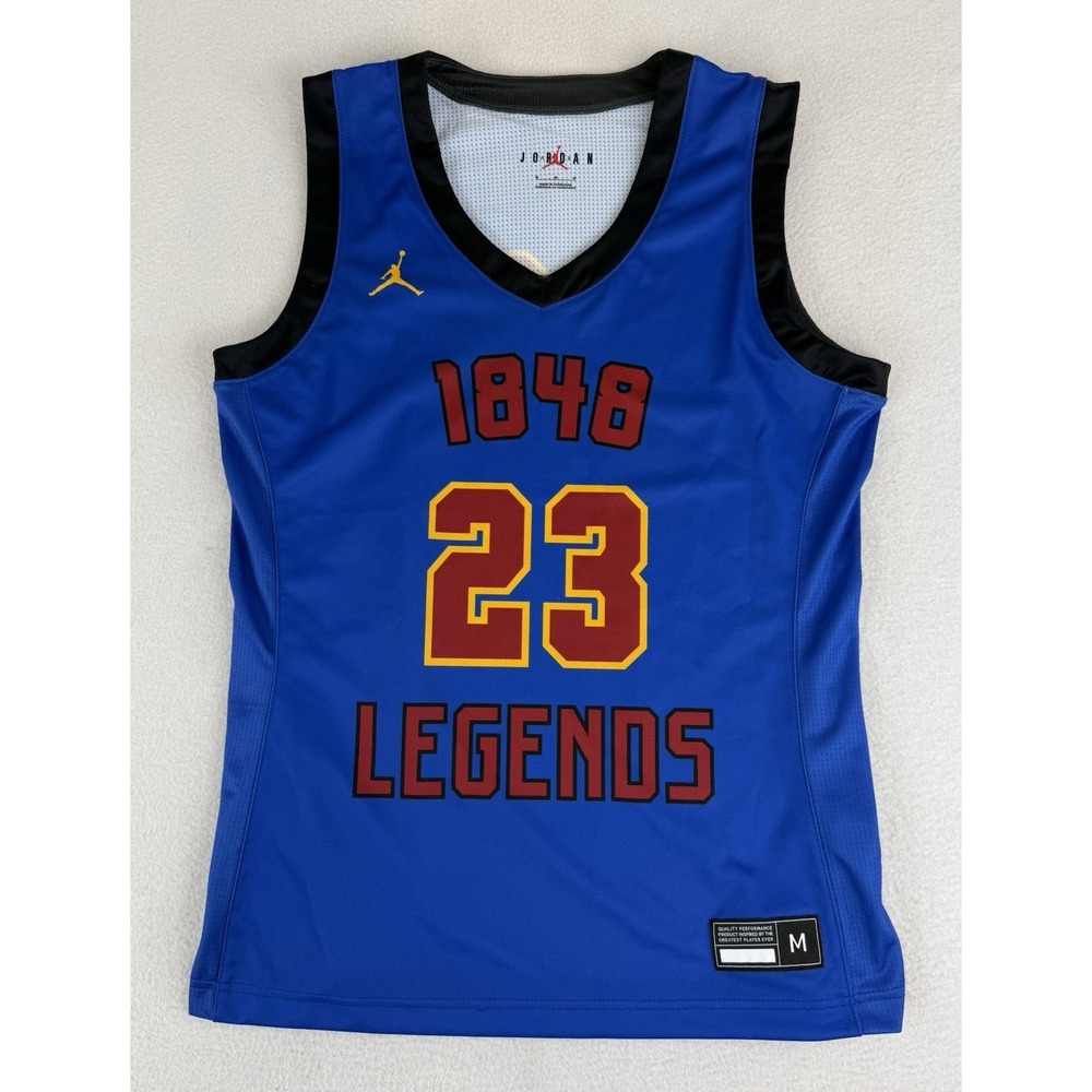 Wisconsin Legends Basketball Jersey 1848 Nike Jordan #23 Men's Medium